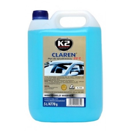 Zimowy płyn do spryskiwaczy -22'C 5 litrów K2 Claren