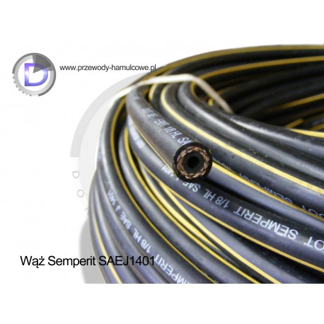 Rubber brake hose - SEMPERIT SAEJ1401 1/8" DN3,2mm / 10,5mm