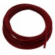 Wąż hamulcowy teflonowy PTFE+PVC 1/8" DN3,2mm, oplot stalowy kolor CZERWONY