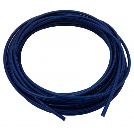 Teflon steel braided brake hose 1/8" DN3,2mm BLUE color cover