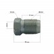 KPS-4 Brake line fitting M12x1 for 6,0mm pipe