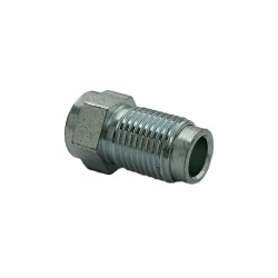 KPS-26 Brake Pipe Nipple with external thread 7/16"x24 for pipe 6,0 - 6,35mm - 1/4"