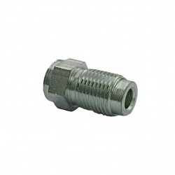 KPS-28 Brake Pipe Nipple with external thread 7/16"x24 for pipe 4,75 - 4,8mm - 3/16"
