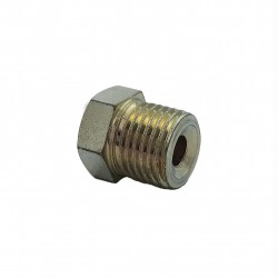 KPS-62 Brake Pipe Nipple with external thread 1/4"x19 BSP for pipe - 4.8mm