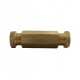 Brass reductive connector for 6/8mm pipes
