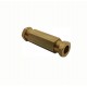 Brass connector for 10mm pipes